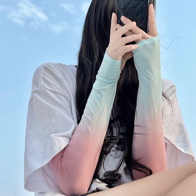 Rita Zita-Gradient Sun Protection Arm Sleeves