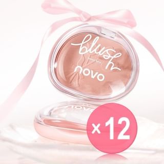 NOVO - Velvet Matte Embossing Blush - 4 Colors (x12) (Bulk Box)