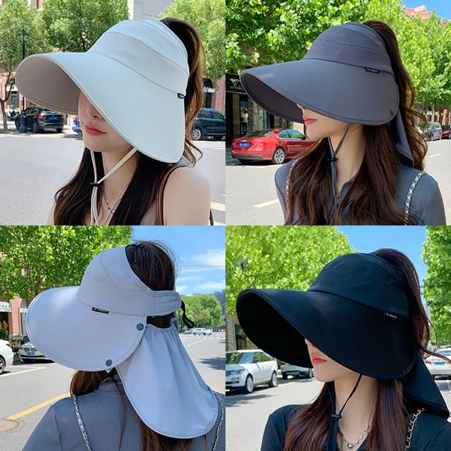 Rita Zita-Plain Open Top Sun Hat