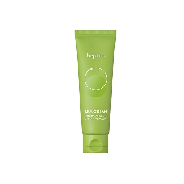 beplain-Espuma de Limpeza Facial Equilibrante de Feijão Mung Ph-balanced-80 Ml