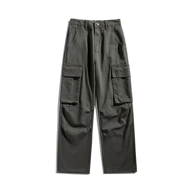 2DAWGS-High Rise Wide Leg Cargo Pants