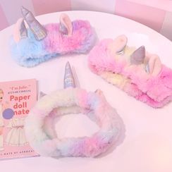 Yuja Girl - Chenille Unicorn Face Wash Headband Yuja Girl - Chenille Unicorn Face Wash Headband