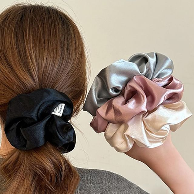 LIDO-Plain Fabric Scrunchie