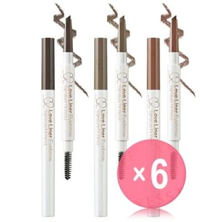 MSH - Love Liner Eyebrow Signature Fit Pencil (x6) (Bulk Box)