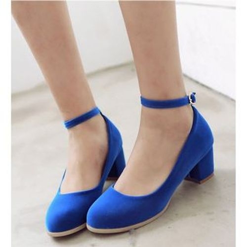 Freesia Ankle Strap Block Heel Pumps YesStyle