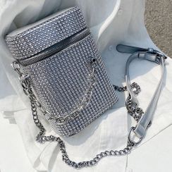 NewTown - Rhinestone Crossbody Bag NewTown - Rhinestone Crossbody Bag