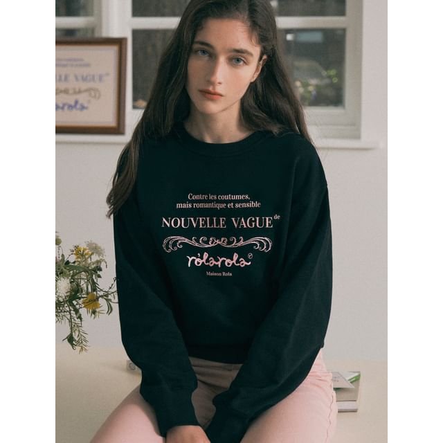 ROLAROLA VINTAGE NOUVELLE LOGO SWEATSHIRT 4BXK066 