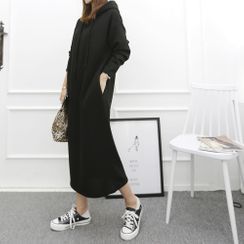 DANI LOVE - Hooded Long Pullover Dress DANI LOVE - Hooded Long Pullover Dress