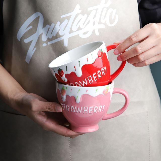 Cutie Pie-Strawberry Ceramic Mug