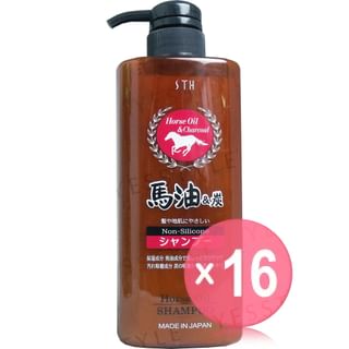 STH - Horse Oil & Charcoal Shampoo (x16) (Bulk Box)
