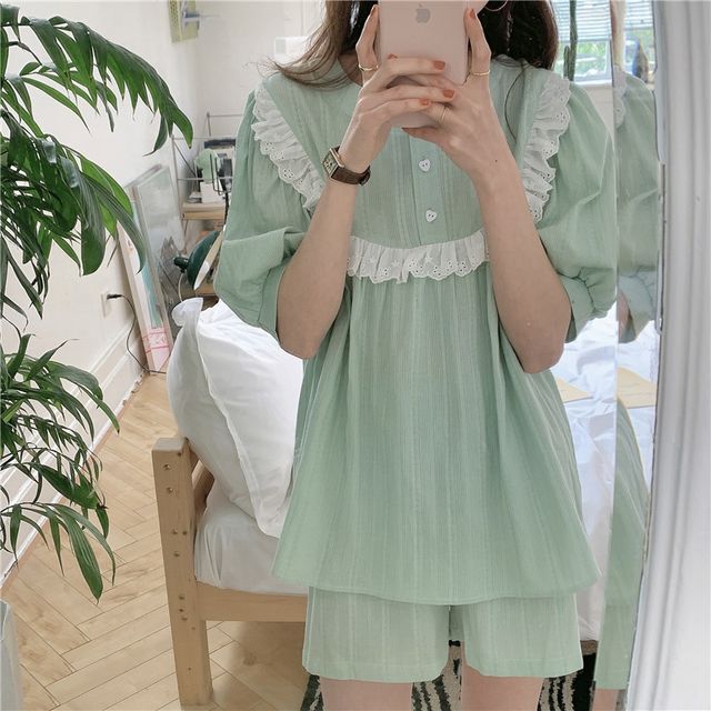 Noviril - Elbow-Sleeve Eyelet Trim 