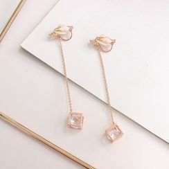 Joodii - Cube Drop Earring Joodii - Cube Drop Earring