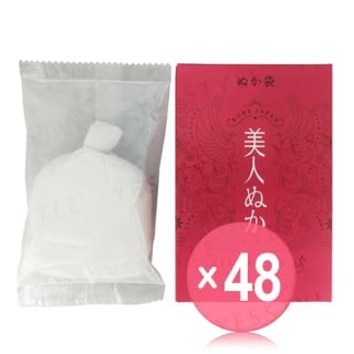 REAL - Bijin Nuka Rice Bran Bag Face Wash (x48) (Bulk Box)