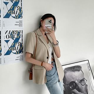 DABAGIRL Short-Sleeve Suit Blazer Sale