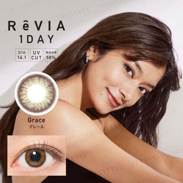 Candy Magic-ReVIA 1 Day Color Lens Grace 10 pcs