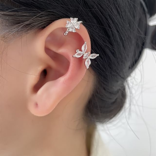 Chimerro-Rhinestone Ear Cuff
