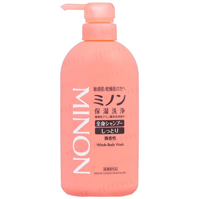 Minon-Jabón Corporal Amino Moist Whole Body Shampoo 450ml