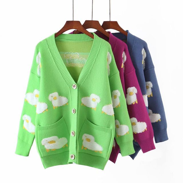Parisocrates - Sheep Print Cardigan 