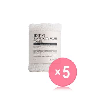 Benton - Hanji Body Wash Towel 5pcs Bundle Set