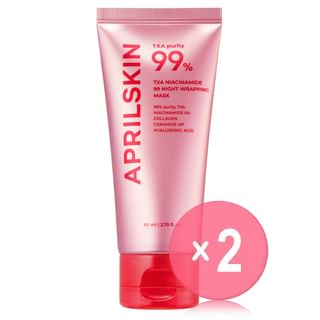 APRILSKIN - TXA Niacinamide 99 Night Wrapping Mask 2pcs Bundle Set