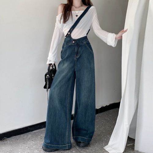 One shoulder online overalls