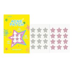 Two-Toned Stars Acne Patch