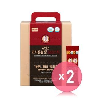 JUNGWONSAM - Korean Red Ginseng Extract 365 Stick 2pcs Bundle Set