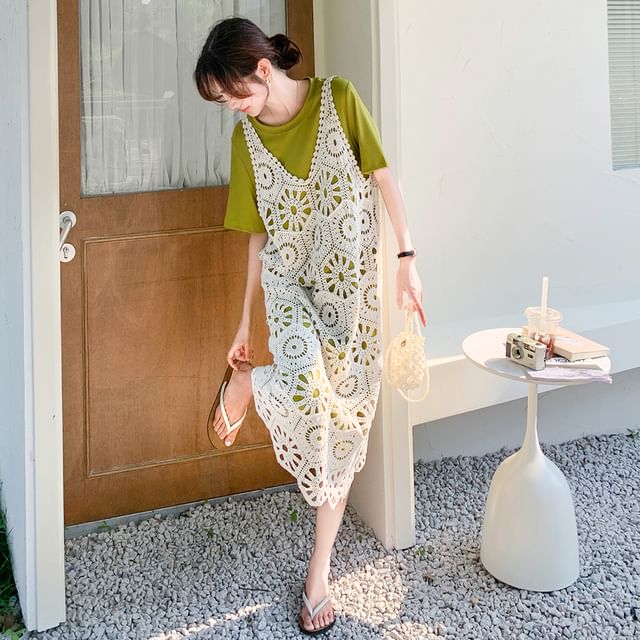 knee length dresses for ladies Made The Right Call Mocha Brown Collared Midi T-Shirt Dress main image 0