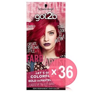 Schwarzkopf - got2b Hair Color Cream 091 Raspberry Pink (x36) (Bulk Box)