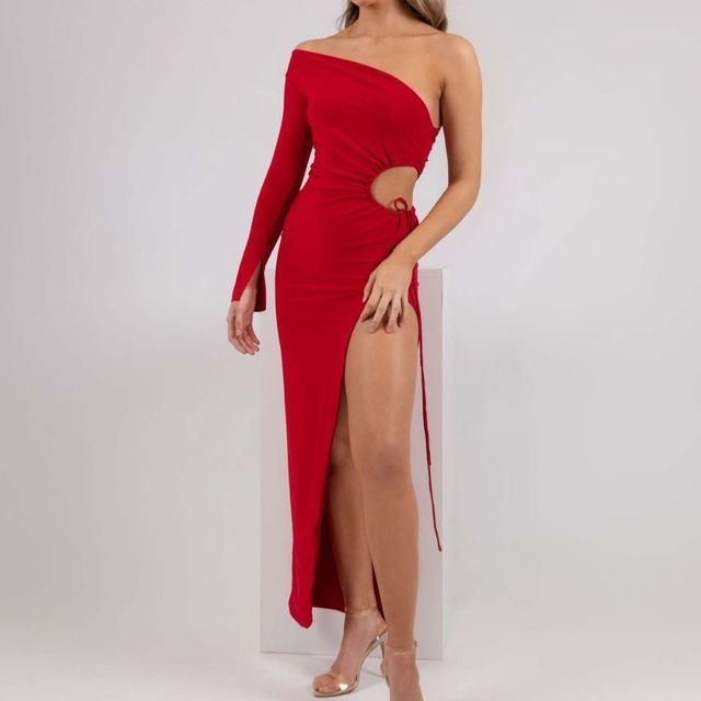 yellow maxi dress summer Designer Cutout Maxi Dress Formal