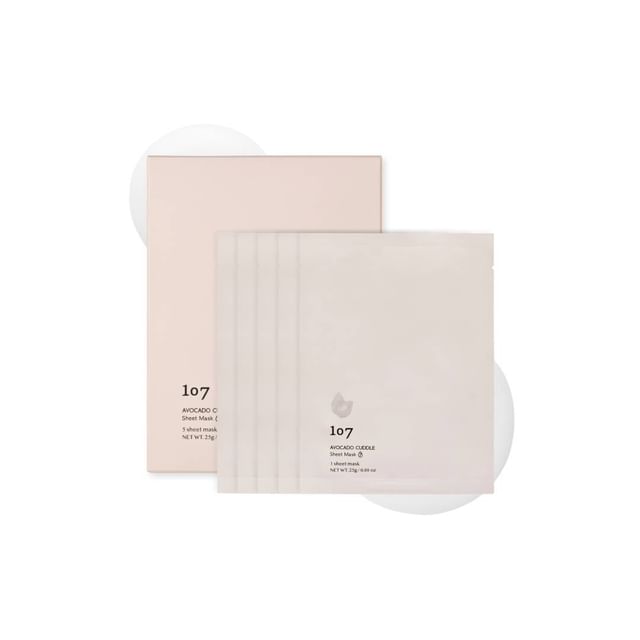 107 Beauty-Avocado Cuddle Sheet Mask Set