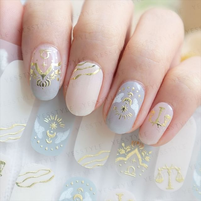 Lunacaca-Libra Constellation Nail Art Stickers