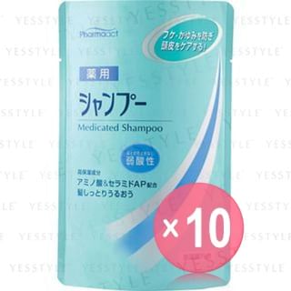 KUMANO COSME - Pharmaact Shampoo Weak Acidity 10pcs Bundle Set