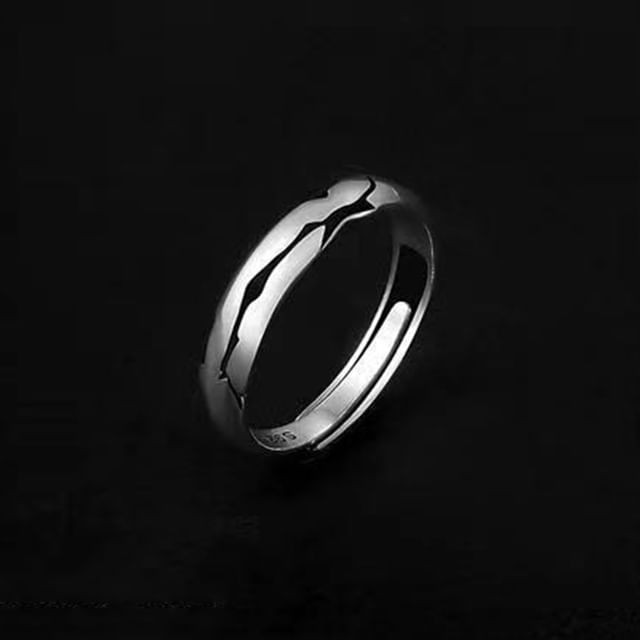 Soosina-Polished Stainless Steel Open Ring