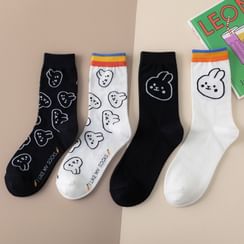 Wolfhara - Rabbit Print Socks Wolfhara - Rabbit Print Socks