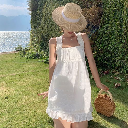 Square neck shop sun dress