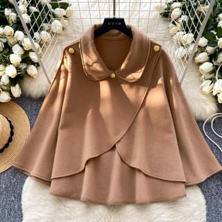 Lucuna Collared Wrapped Cape Sale