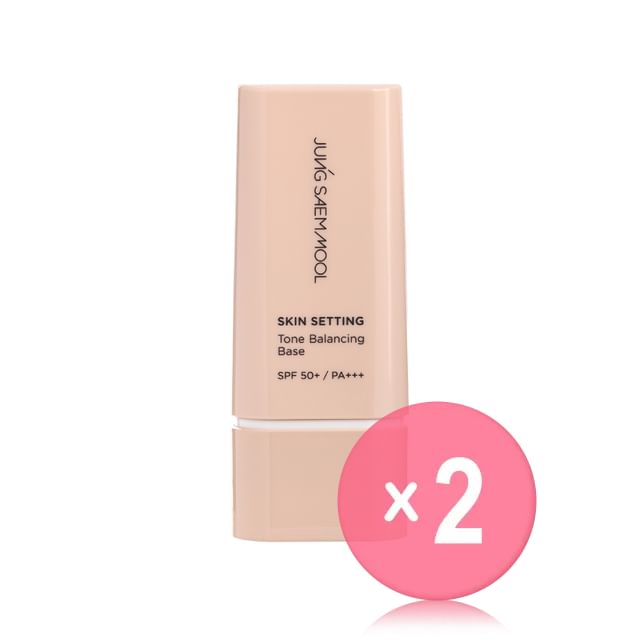 JUNG SAEM MOOL-Skin Setting Tone Balancing Base 2pcs Bundle Set