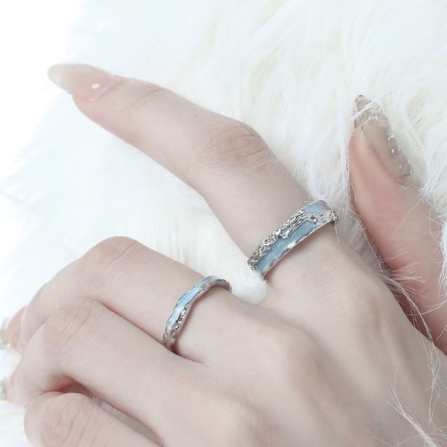Bolgivy-Irregular Alloy Open Ring