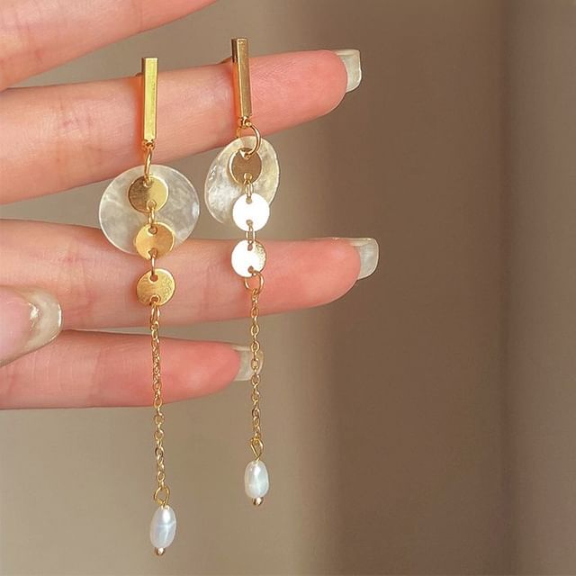 Sharkkira-Sequin Drop Earring