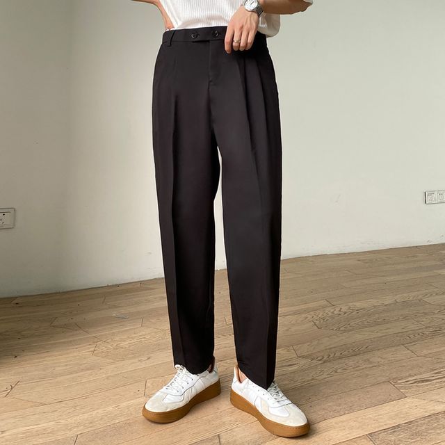 DragonRoad-Plain Dress Pants