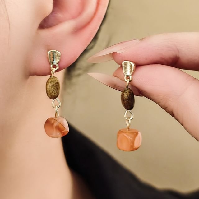 PANGU-Geometry Drop Earring