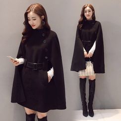 Sienne - Belted Cape Jacket Sienne - Belted Cape Jacket