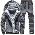 Calkasi - Set: Fleece Hooded Zip Jacket + Sweatpants