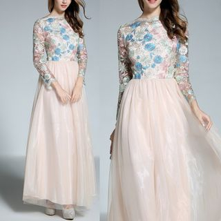reiss mara floral print dress