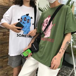 Giuliana - 中袖圖案印花T裇 Giuliana - 中袖圖案印花T裇