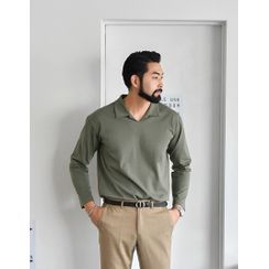GERIO - Collared Colored T-Shirt GERIO - Collared Colored T-Shirt