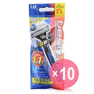 KAI - Besty EX Razor 3+1 Set (x10) (Bulk Box)