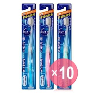 Kao - PureOra Compact Head Toothbrush 10pcs Bundle Set