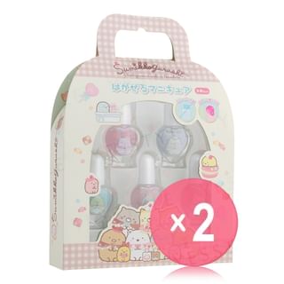 RACE - San-X Sumikko Gurashi Peelable Nail Polish Set 2pcs Bundle Set
